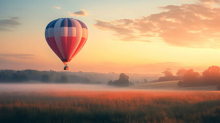 Obraz premium Peaceful early morning scene with 2C5C5