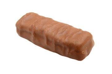 Big chocolate candy on a white background