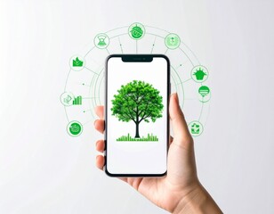 Sustainable Connection: Smartphone & Green Energy