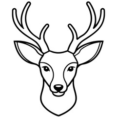 deer head vector