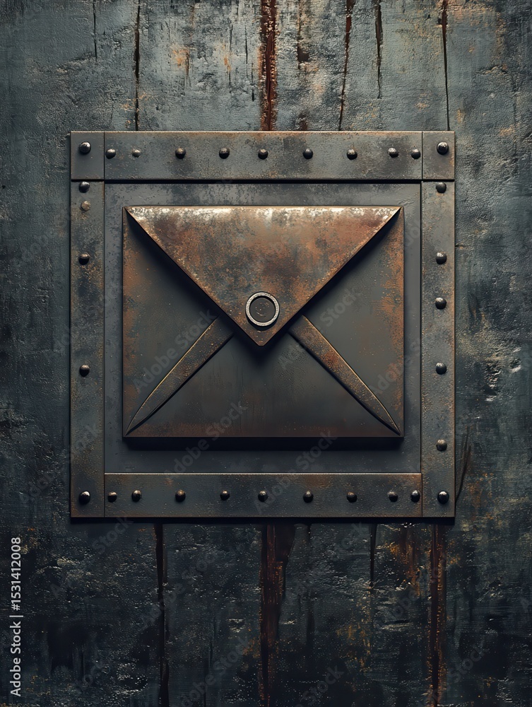 Poster email security alert. protecting against spam viruses and compromised communications in your inbox