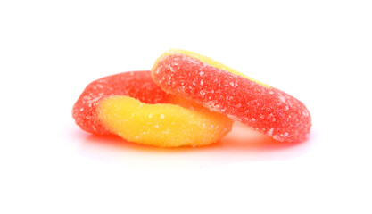 Gummy rings shaped cutter, isolated on white background