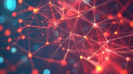 An abstract visual representation of the interconnected network of allied health services, showcasing nodes and lines in a digital healthcare matrix. Structure and coordination within the system.