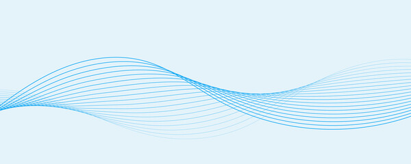 abstract blue wave background
