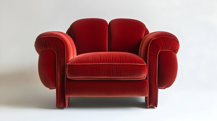 Red velvet armchair d80d68f0  f9cb  37F86