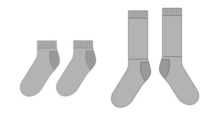 Crew Socks vector llustration
