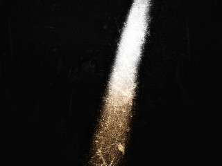 smoke on black
