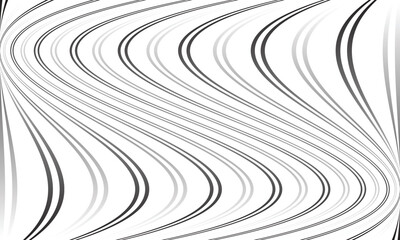 abstract simple gradient double line wave pattern art can be used background.