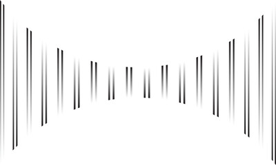 abstract simple gradient double line bulge pattern vector can be used background.