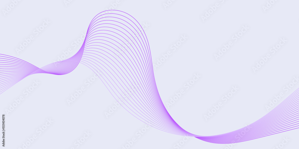 Poster abstract background with waves. vector banner with lines.