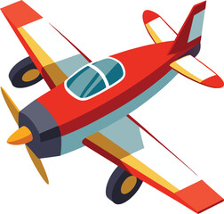 vector illustration of airplane,  airplane in the sky, airplane isolated on the transparent background, 