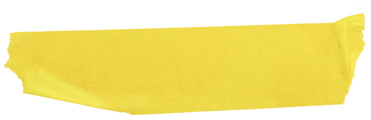 Realistic Yellow Masking Tape Lower Third Bar