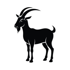 goat--silhouette--on-a-white-background.eps
