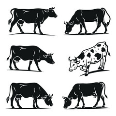farm animals collection vector