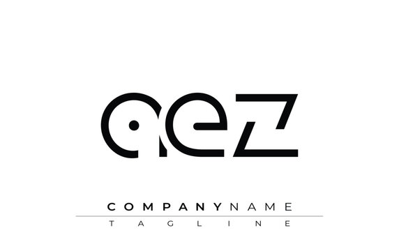 AEZ abstract letter design. Modern Business Logo Design With Abstract Typography and Contemporary Style