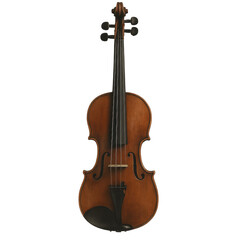 Fototapeta premium Classic violin displayed on a transparent background, enhancing a surreal vintage collage style