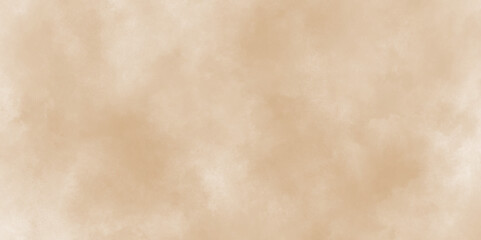 Watercolor light brown background painting textured on grungy distressed abstract design element, beige splash of brown powder paint vintage grunge texture and watercolor splashes on white background.