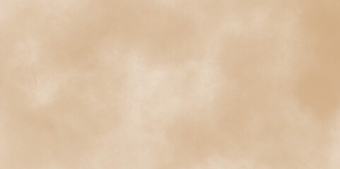 Watercolor light brown background painting textured on grungy distressed abstract design element, beige splash of brown powder paint vintage grunge texture and watercolor splashes on white background.