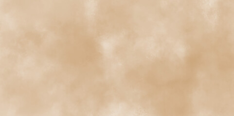 Watercolor light brown background painting textured on grungy distressed abstract design element, beige splash of brown powder paint vintage grunge texture and watercolor splashes on white background.