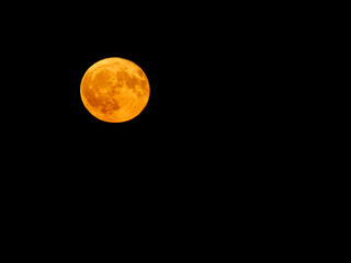 Strawberry Moon in june view from germany