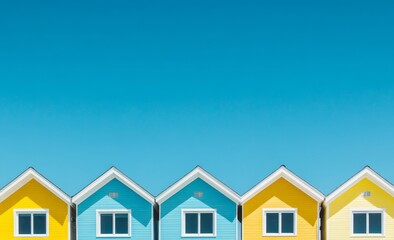 The North Carolina Outer Banks is home to colorful beach houses in Nags Head