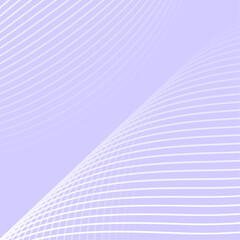 Abstract background with lines and waves. Banner. Element for design isolated. Vector background for brochure, booklet, flyer, poster. Purple and white gradient