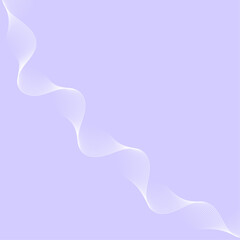 Abstract background with lines and waves. Banner. Element for design isolated. Vector background for brochure, booklet, flyer, poster. Purple and white gradient