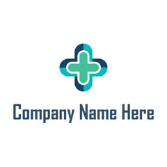 Fototapeta premium Healthcare Logo with Cross 