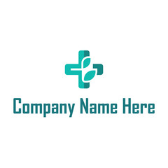 Obraz premium Healthcare Logo with Cross 