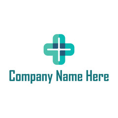 Fototapeta premium Healthcare Logo with Cross 