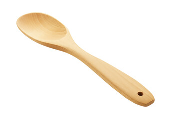 Natural Wooden Spoon Rustic Kitchen Utensil for Cooking and Serving