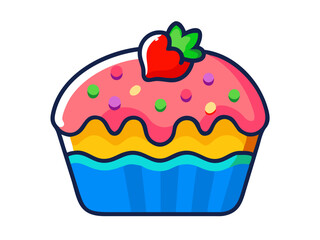 cupcake with cherry