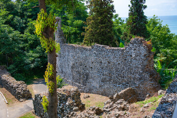 Byzantine fortress, the ruins have been preserved