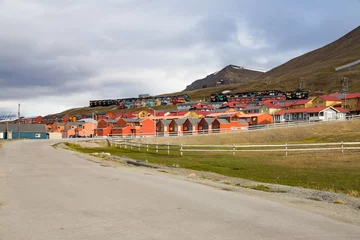 Fotobehang Landscape of Svalbard  © Feralynn