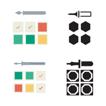 Eyedropper Color Code Logo Design