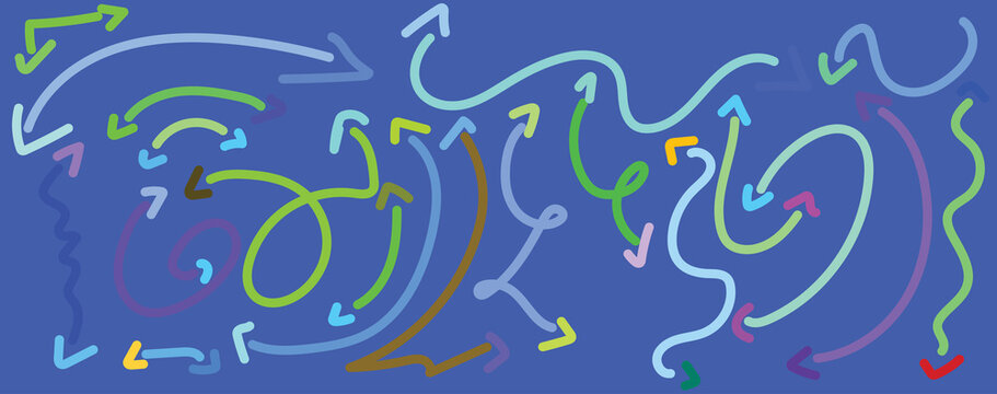 hand drawn vector set of floral elements