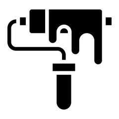Obraz premium paint roller icon