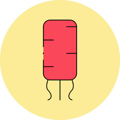 Virus 23 single icon vector illustration