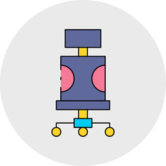 Chair 15 single icon vector illustration