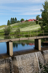 Die Andelva ist ein Fluss in der norwegischen Kommune Eidsvoll. Hier entlang führt der St....