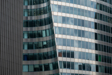 Abstract architecture, La Défense  business district, Paris, France
