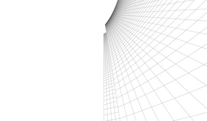 Architectural building. Design background vector illustration