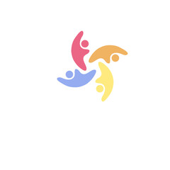 Happy Friendship Day Logo vector illustration 