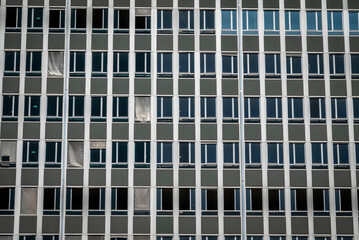 Gare Montparnasse building from Jardin Atlantique, Paris, France