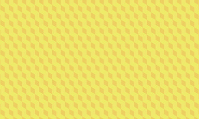 立体的な黄色いキューブのパターン背景
