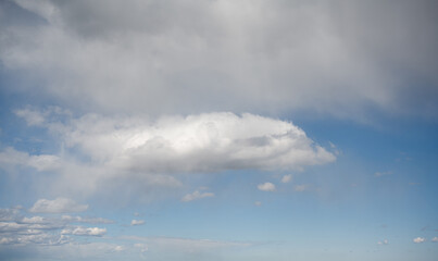 Blue Sky with Clouds on sunny day