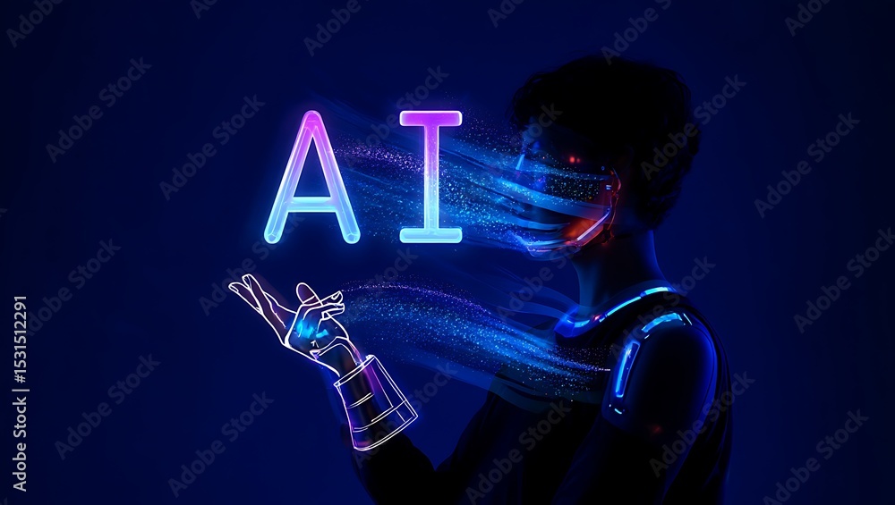 Aufkleber exploring the future ai integration and human interaction