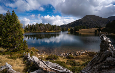 mountain lake in the mountains
