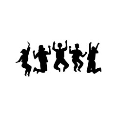 Happy international friendship day with friends group. Vector illustration