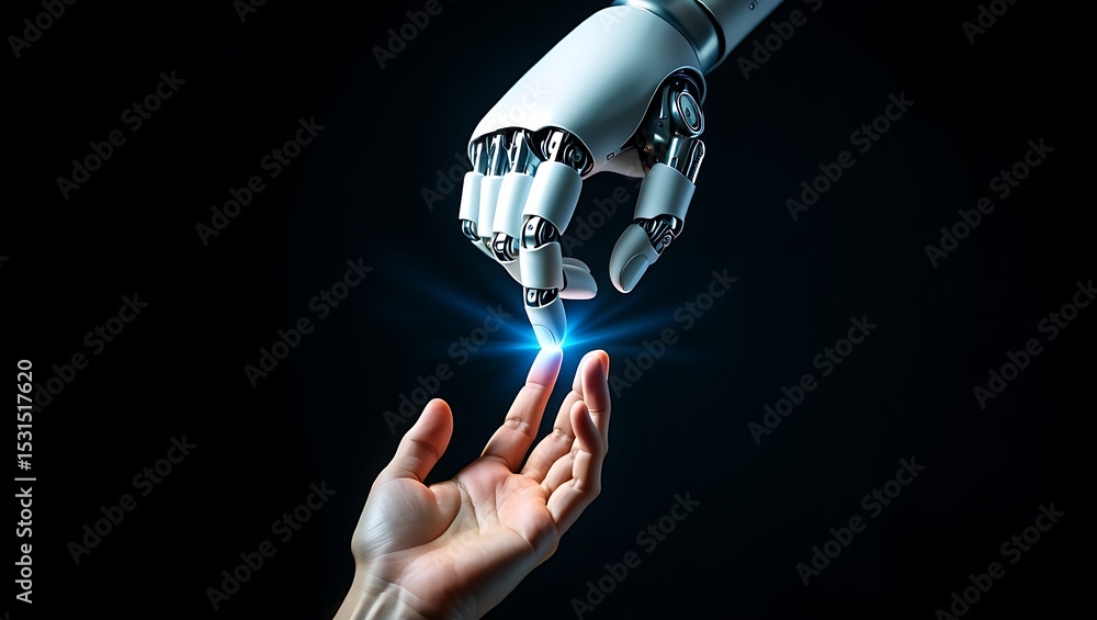 Poster humanity and artificial intelligence a symbiotic future; exploring the interconnection of human and 